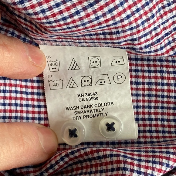 Tommy Hilfiger Mens Check Cotton Reg Fit Button Up Shirt NWOT - Picture 11 of 15